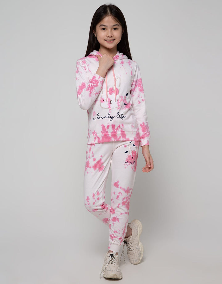 Aero Sweatshirt Hoodie Tie Dye Rabbit