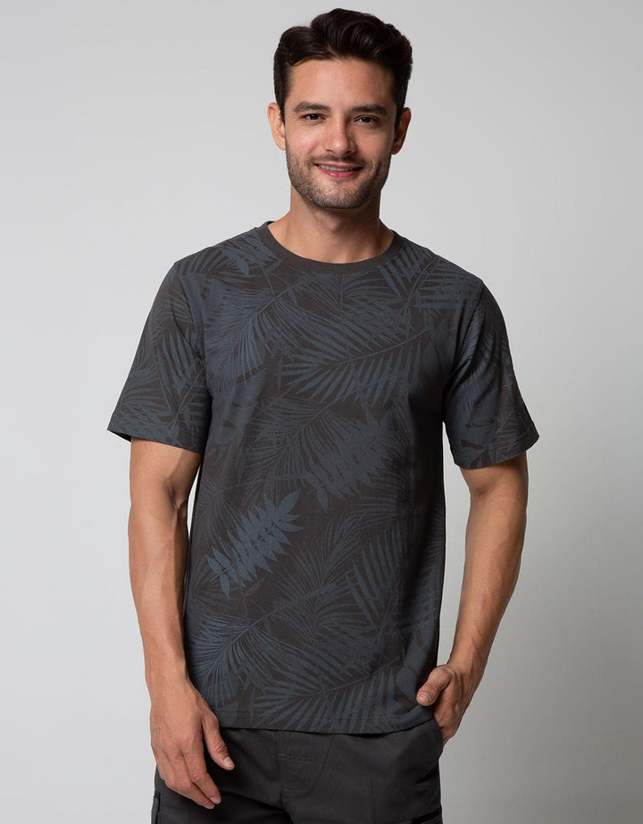 T Zone Short Sleeve T-Shirt Print Theme Captivating Nature
