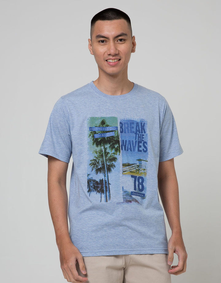 T Zone Short Sleeve T-Shirt Print Theme Captivating Nature - Break