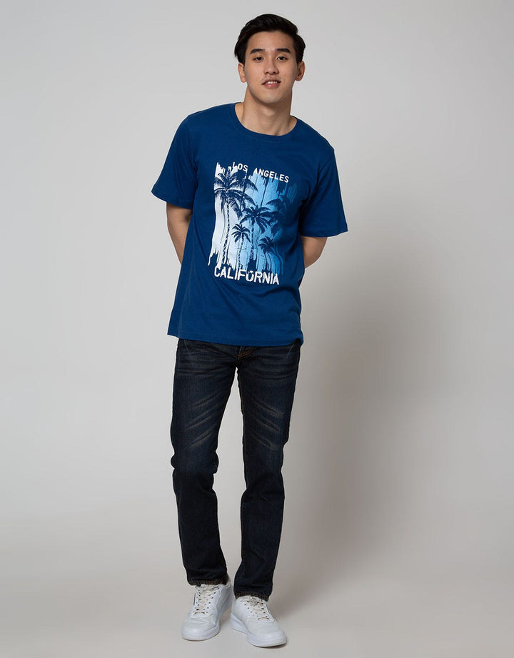 T Zone Short Sleeve T-Shirt Print Theme Captivating Nature La