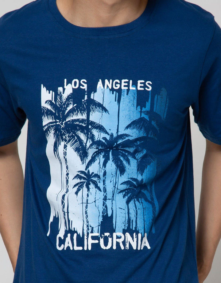 T Zone Short Sleeve T-Shirt Print Theme Captivating Nature La