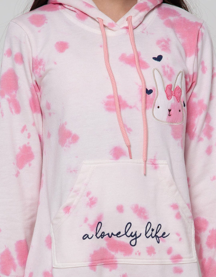 Aero Long Sleeve Dress Tie Dye Rabbit