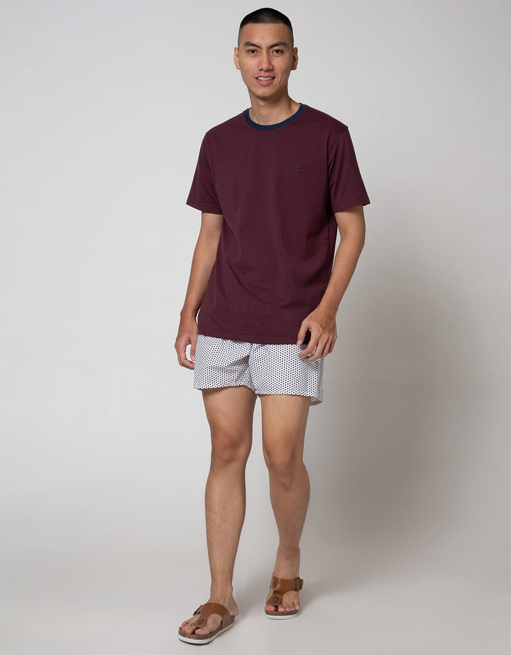 Cole Boxer Woven Dot Motif Full Print