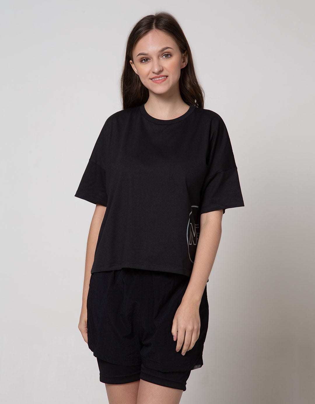 Nevada Sport Short Sleeve T-Shirt Boxy Top