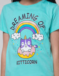Little M T-Shirt Ki Dreaming Of Kittycorn