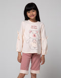 Little M Long Sleeve  T-Shirt Bear Lengan Balon
