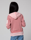 Little M Hoodie Salur Sweater Anak Perempuan
