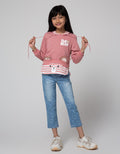 Little M Hoodie Salur Sweater Anak Perempuan
