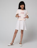 Little M Polka Bear Dress Anak Perempuan