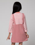 Little M Overall Bear Dress Anak Perempuan