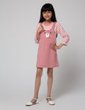 Little M Overall Bear Dress Anak Perempuan