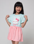 Little M Bunny Ruffle Midi Dress