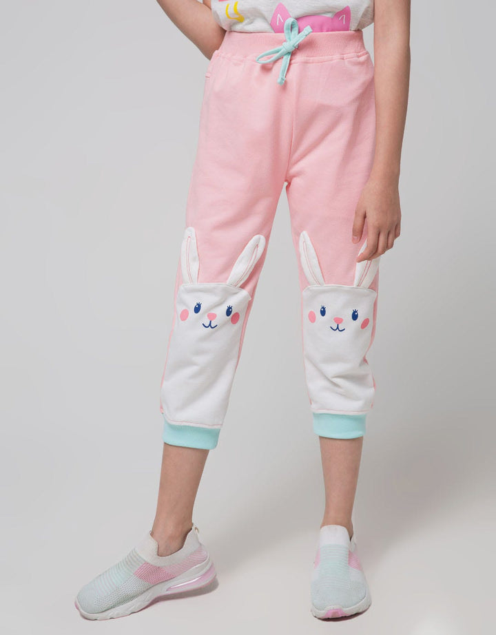 Little M Jogger Knit Aplikasi Bunny
