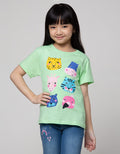 Little M Short Sleeve Midi Dress Lengan Ruffle Kantong Kucing
