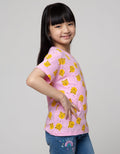 Little M Short Sleeve Midi Dress Lengan Ruffle Kantong Kucing