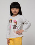 Little M Long Sleeve T-Shirt Non Ribbon Skirt Application