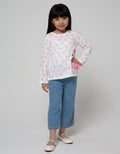 Little M Long Sleeve T-Shirt Sablon Print Flaminggo