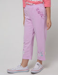 Little M Long Pants Knit Ruffle Lovely Bunny Pockets