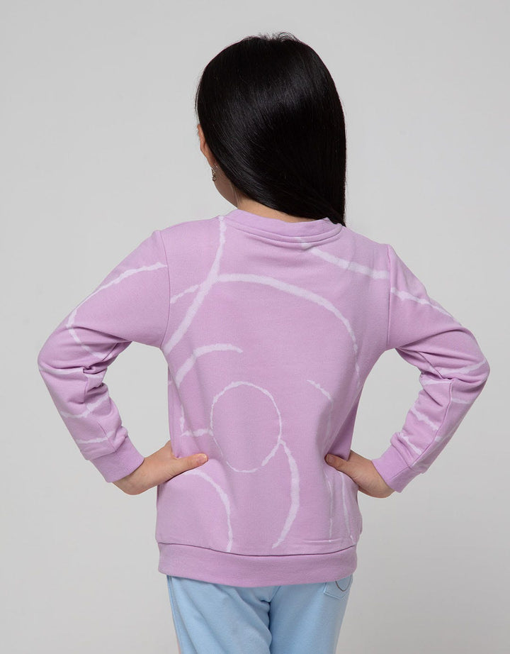 Little M Sweatshirt Tie Dye Cat