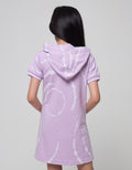 Little M Hoody Ruffle Midi Dress