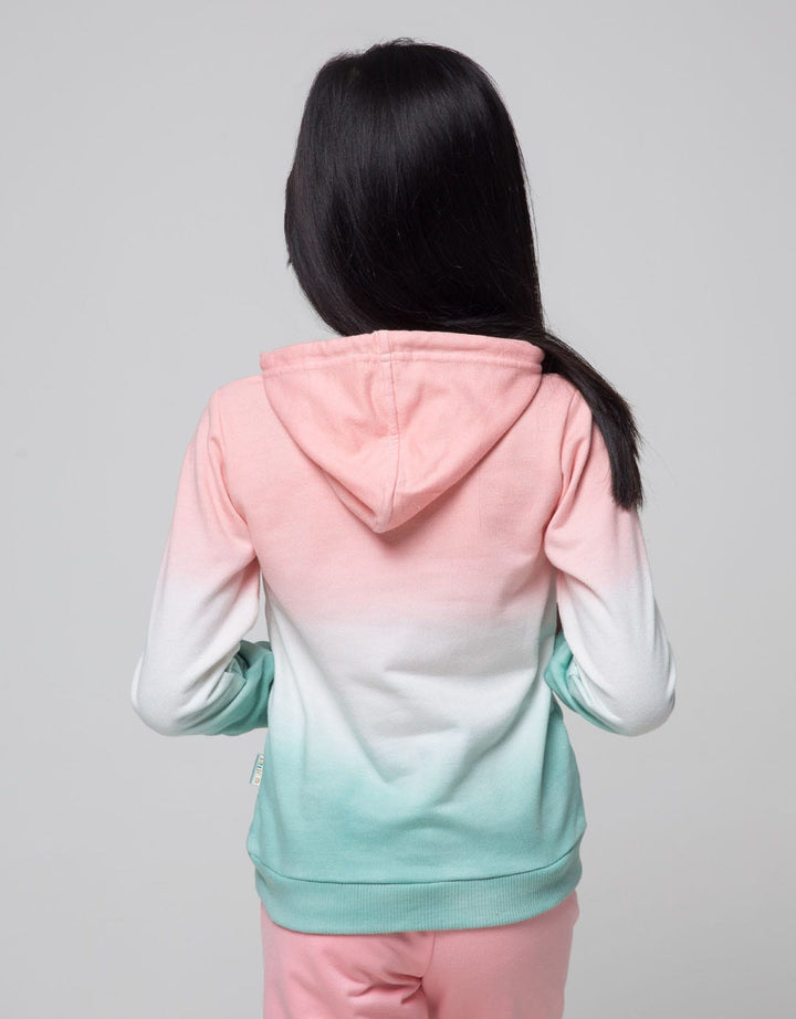 Little M Sweatshirt Hoody Ombre Cat