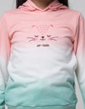 Little M Sweatshirt Hoody Ombre Cat