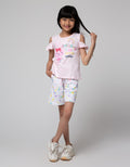 Little M Bermuda Full Print Colorfull Splash