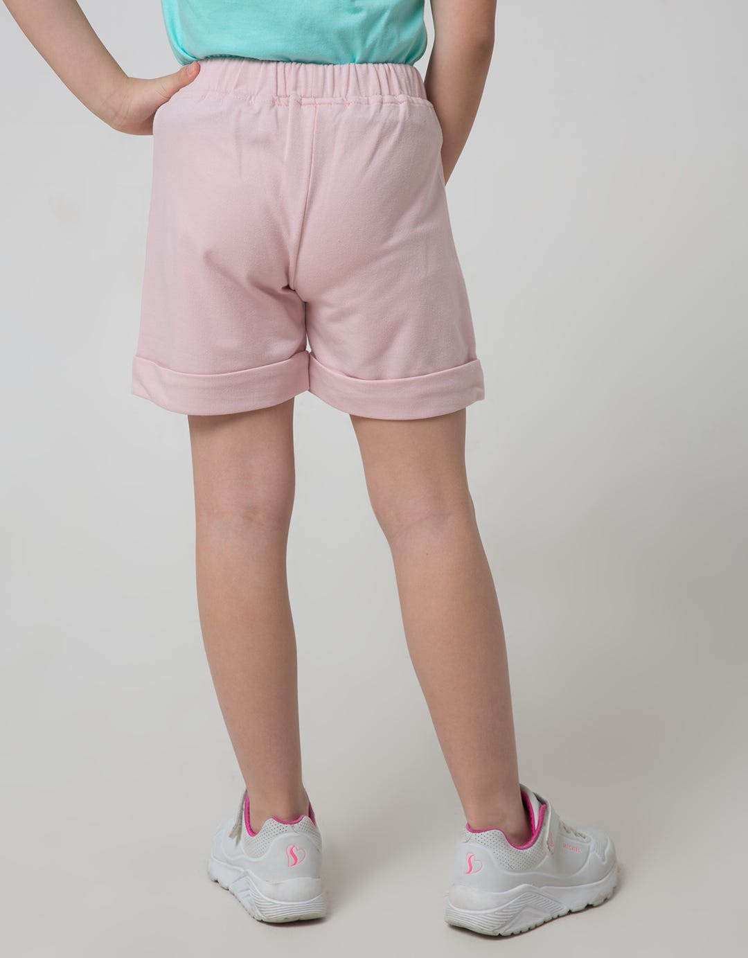 Little M Knitted Short Girls Shorts
