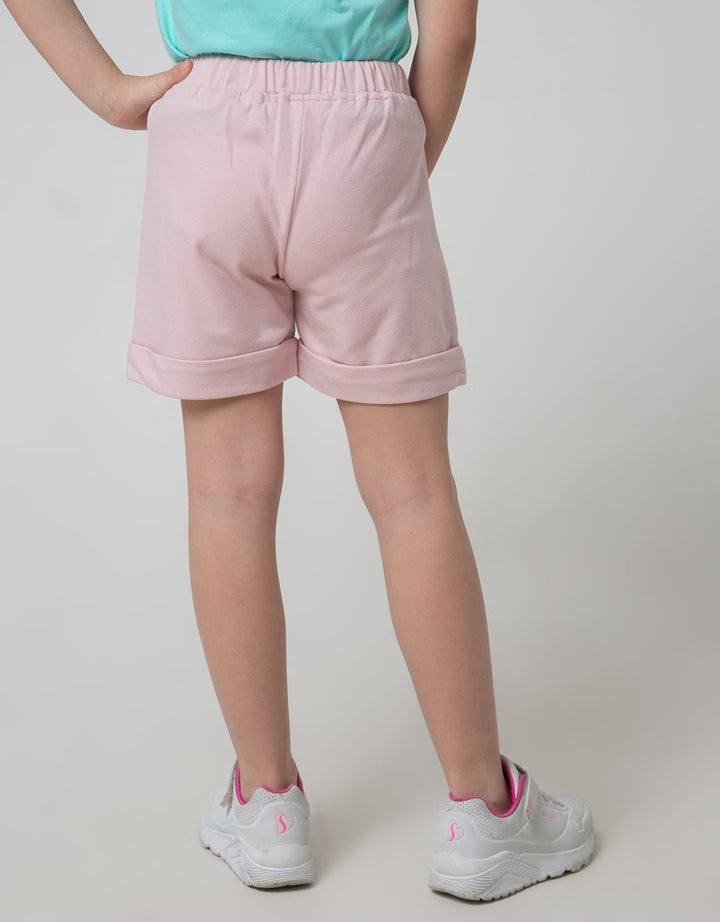 Little M Knitted Short Girls Shorts