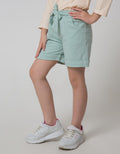 Little M Ribbon Waist Girls Shorts