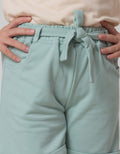 Little M Ribbon Waist Girls Shorts