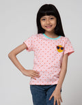 Little M Short Sleeve T-Shirt Small Dots Smile Kidots1