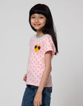 Little M Short Sleeve T-Shirt Small Dots Smile Kidots1