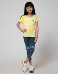 Little M Short Sleeve T-Shirt Dots Rainbow