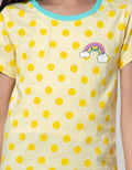 Little M Short Sleeve T-Shirt Dots Rainbow