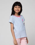 Little M Short Sleeve T-Shirt Stripe Panda