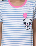 Little M Short Sleeve T-Shirt Stripe Panda