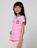 Little M Short Sleeve T-Shirt Stripe Burger