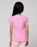 Little M Short Sleeve T-Shirt Stripe Burger