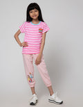 Little M Short Sleeve T-Shirt Stripe Burger