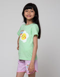 Little M Short Sleeve T-Shirt Print Food Wording Rainbow Egg Happy Day