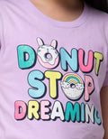 Little M Wording Donut Kaos Anak Perempuan