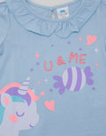 Pipiniko Short Sleeve T-Shirt Top Unicorn