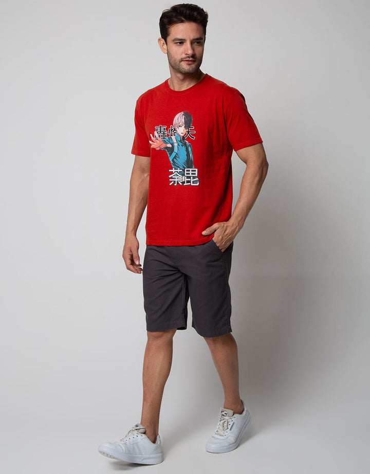 T Zone Short Sleeve T-Shirt Print Anime 5