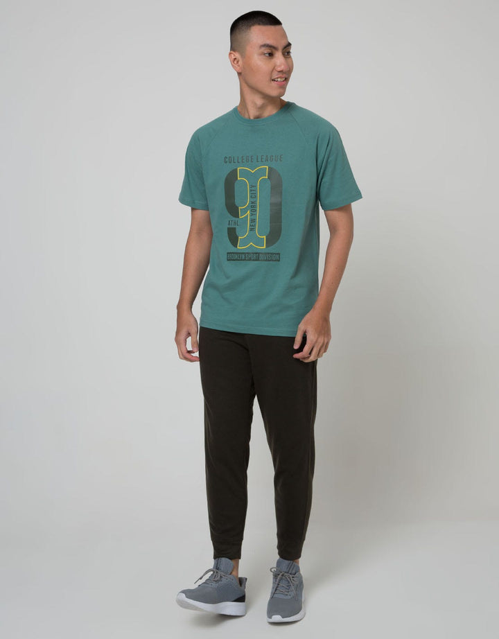 T Zone Short Sleeve Raglan T-Shirt Print Theme Number - 90