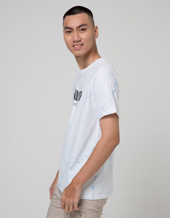 T Zone Short Sleeve T-Shirt Fullprint Imaginery Letter - Influe