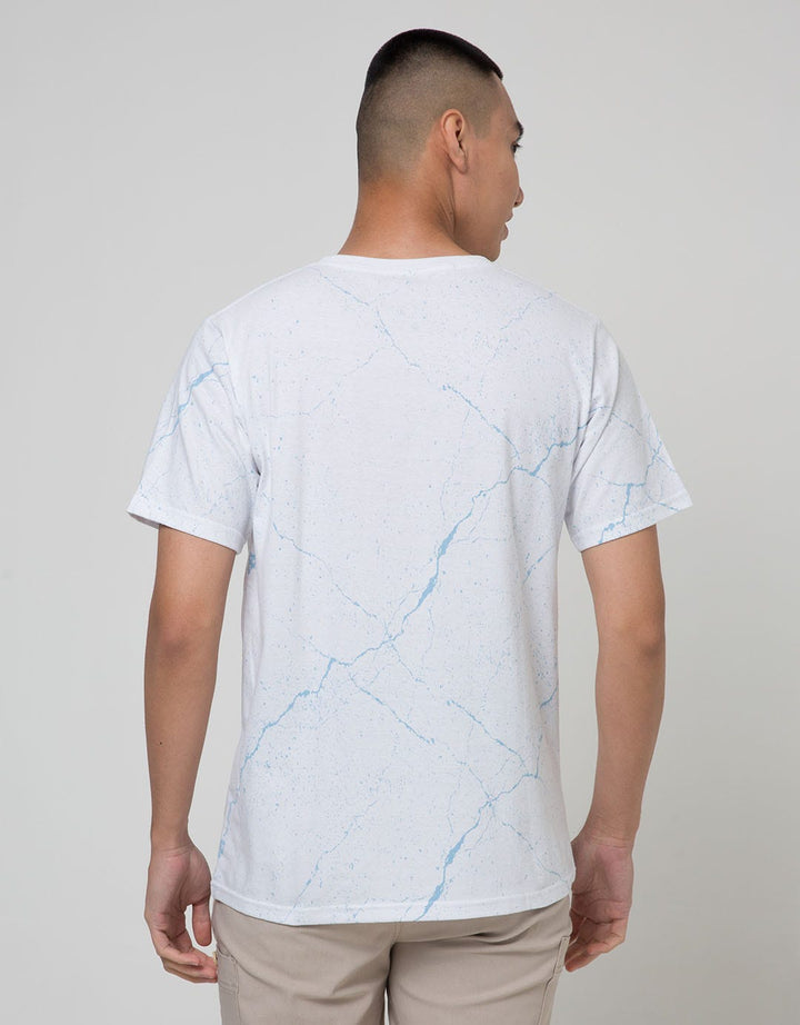 T Zone Short Sleeve T-Shirt Fullprint Imaginery Letter - Influe