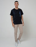 T Zone Short Sleeve T-Shirt Fullprint Imaginery Letter - Vision