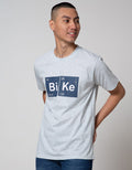 T Zone Short Sleeve T-Shirt Big Size Print Bike