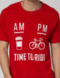 T Zone Short Sleeve T-Shirt Big Size Print Am Pm